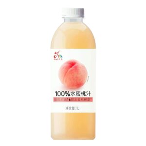 新哈天马100%水蜜桃汁1L