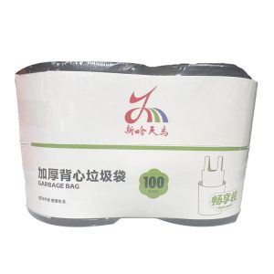 新哈天马加厚型背心式垃圾袋2卷*50只