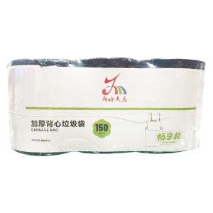 新哈天马加厚型背心式垃圾袋3卷*50只