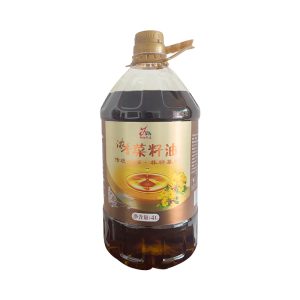 新哈天马浓香菜籽油4L